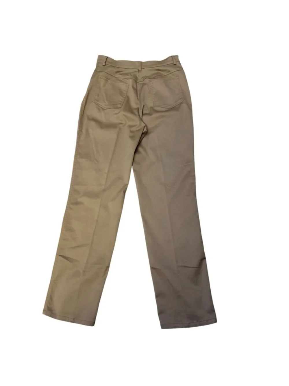 St. John Brown High-Rise Straight-Leg Pants Size 6